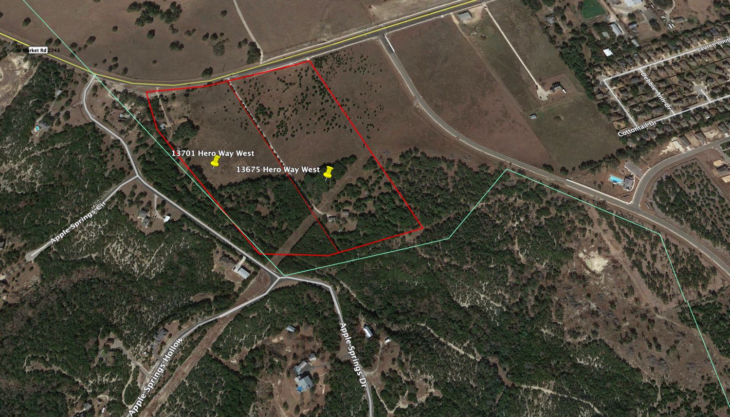 Leander Storage Site: 13675 Hero Way W, Leander, TX 78641
